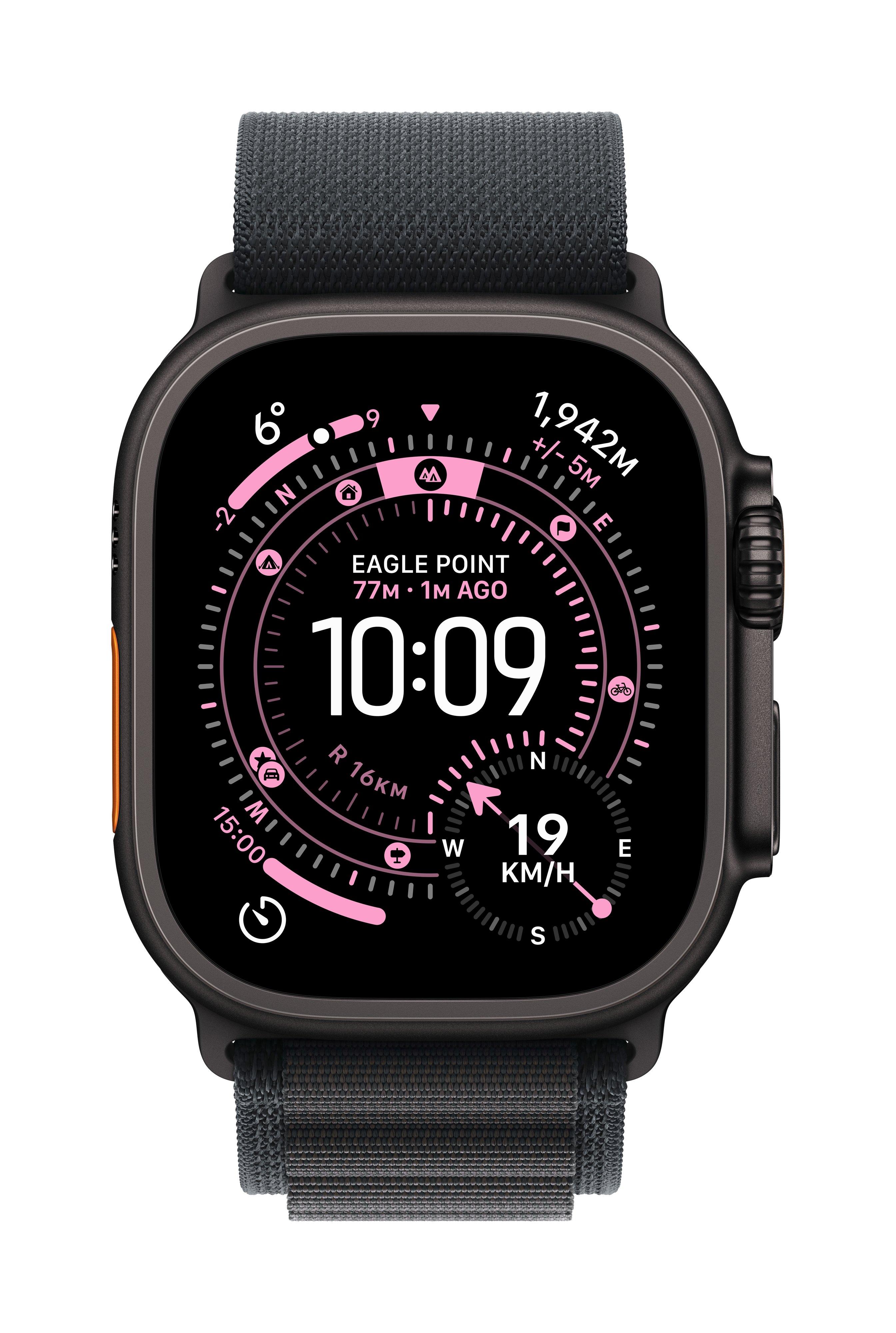 Apple Watch Ultra 3 GPS + Cellular 49mm Black Titanium Case with Black Alpine Loop - Small 4.5reviews