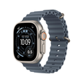 Apple Watch Ultra 3 GPS + Cellular 49mm Natural Titanium Case with Anchor Blue Ocean Band