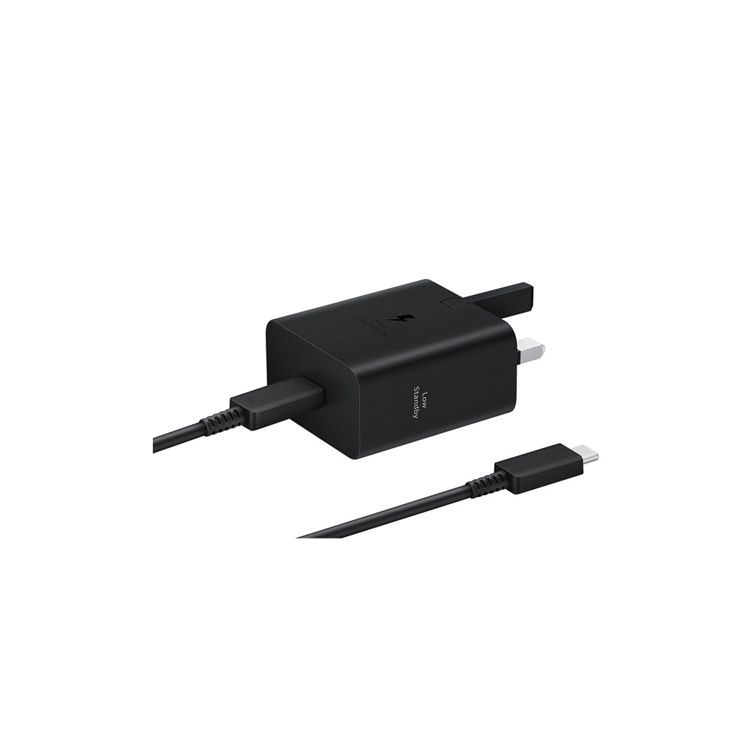 Samsung 45W USB-C Power Adapter with Cable, EP-T4511XBEGAE – Black