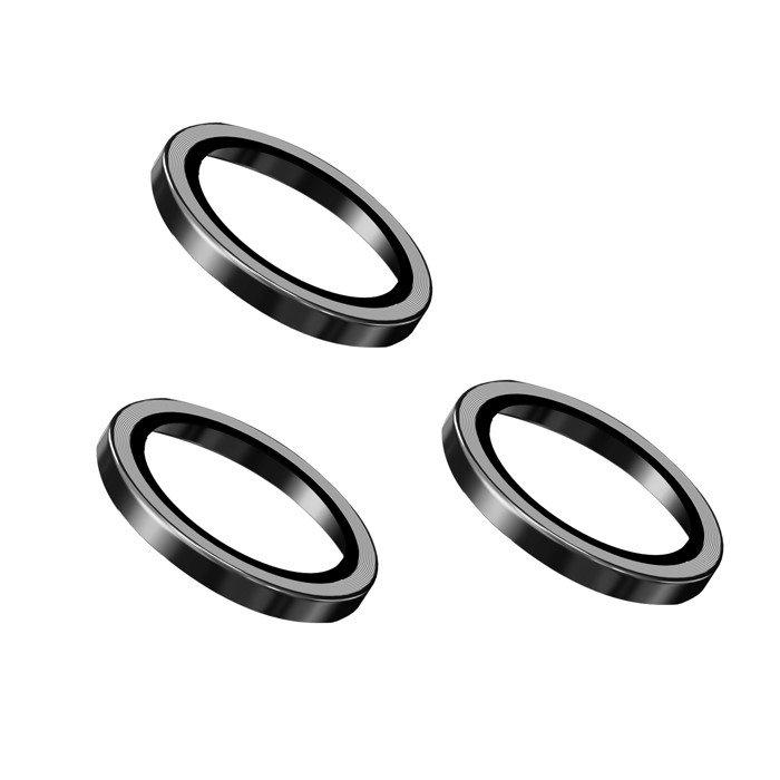 غطاء عدسة معدنية لعدسة كاميرا هاتف ايفون 15 برو ماكس من إي كيو، EQ-IPH15PROM-MTPRO - شفاف image 0