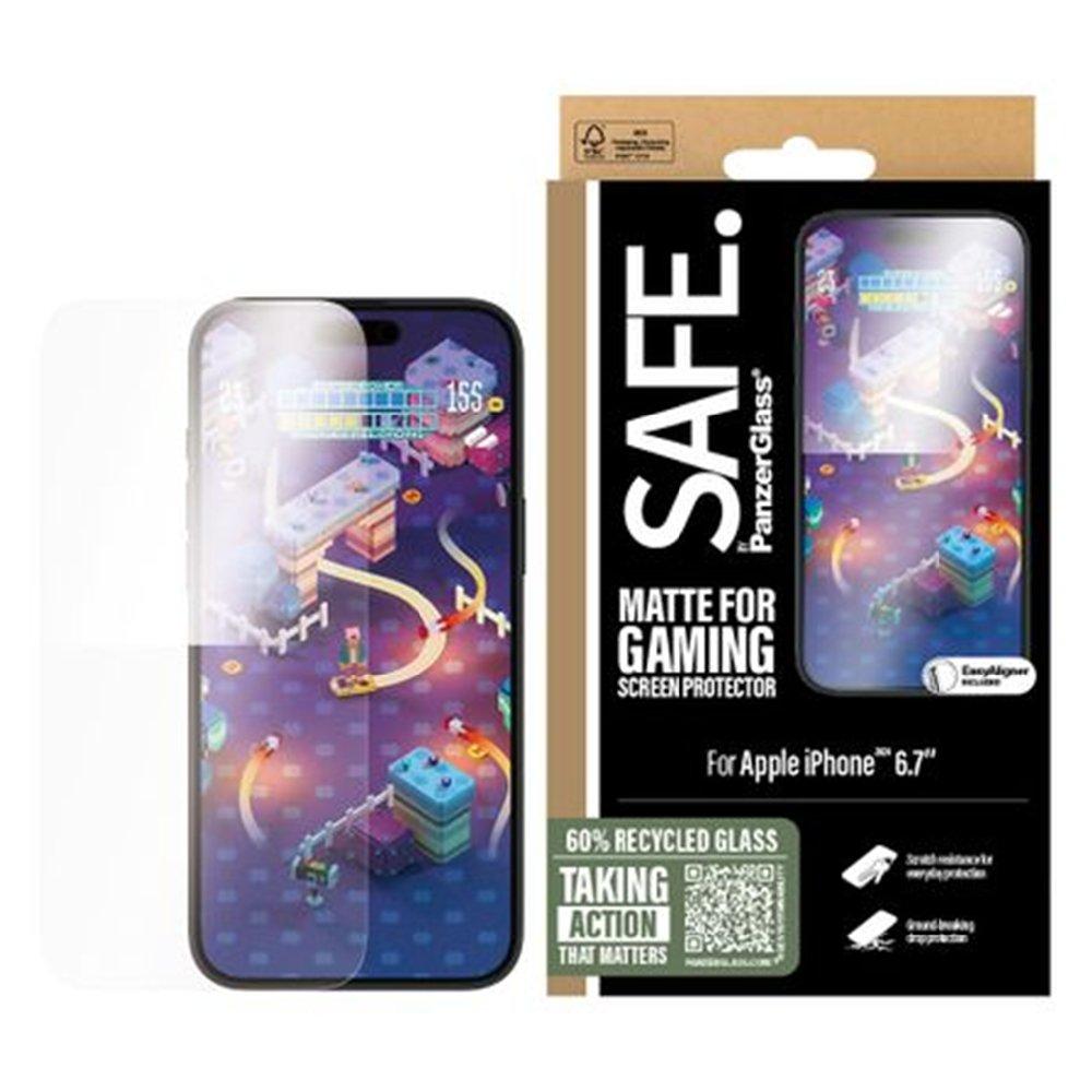 PANZER Safe by PG Gaming Screen iPhone 16 Plus, 6.7", SAFE95888 - Clear