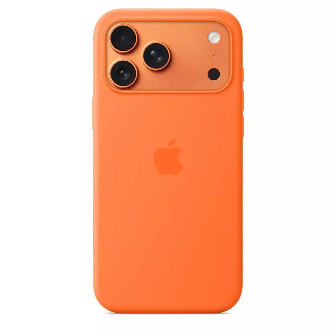 Apple iPhone 17 Pro Max Silicone Case with MagSafe – Orange MGFL4ZM/A