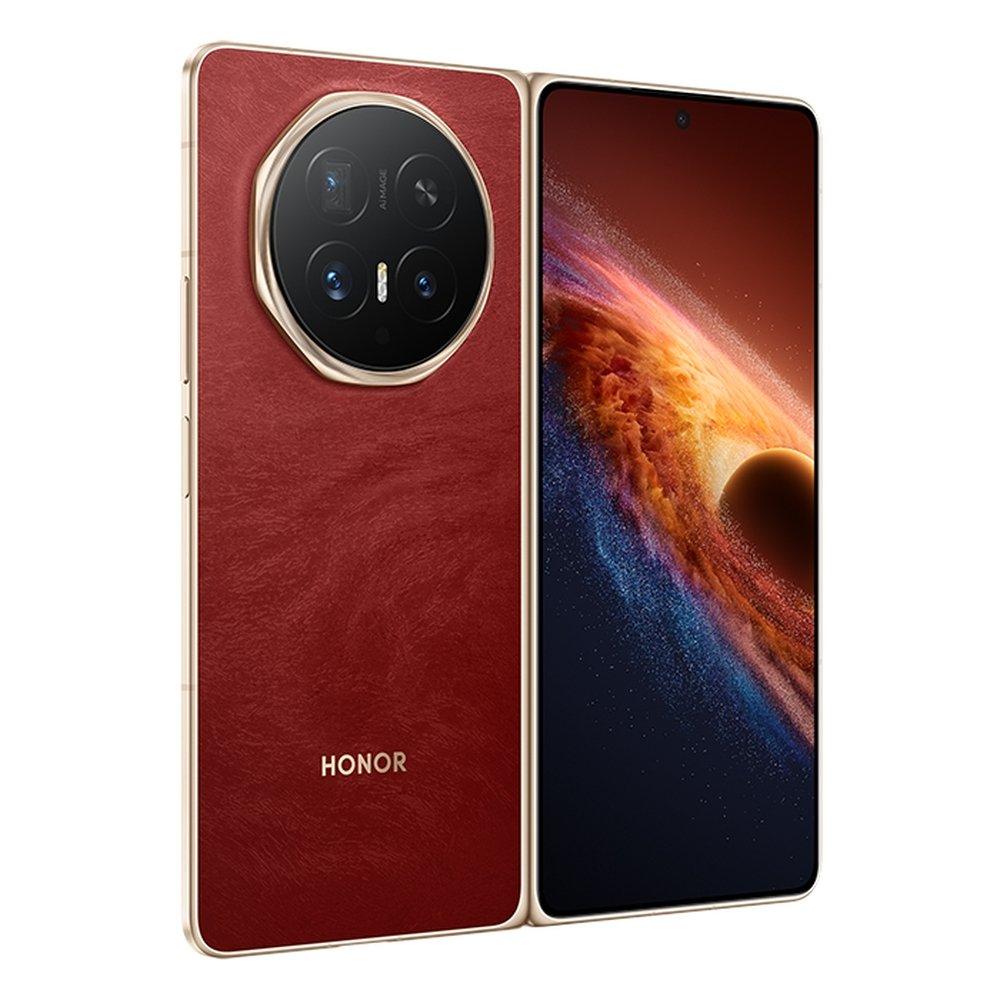 Honor Magic V6 Phone, Snapdragon 8 Elite Gen 5, 16GB RAM, 512GB, 7.95-Inch Foldable OLED Display – Red